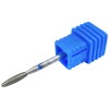 Diamond milling cutter plume-shaped on a blue base 244-025M, MIS035, 17571, Cutter for manicure,  Health and beauty. All for beauty salons,All for a manicure ,All for nails, buy with worldwide shipping