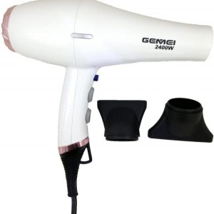 Фен 106 GM 2200/2400W, фен для сушки волос Gemei, для укладки, с режимом подачи холодного воздуха
