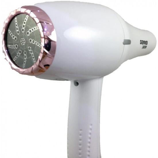 Secador de cabelo 106 GM 2200/2400W, secador de cabelo Gemei, estilo, ar frio-60930-China-Tudo para manicure