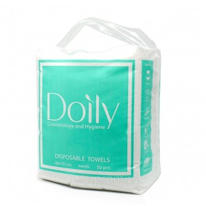 Towels in a pack COMPACT Doily 40x70 cm (50 pcs/pack) made of spunlace 40 g/m2
