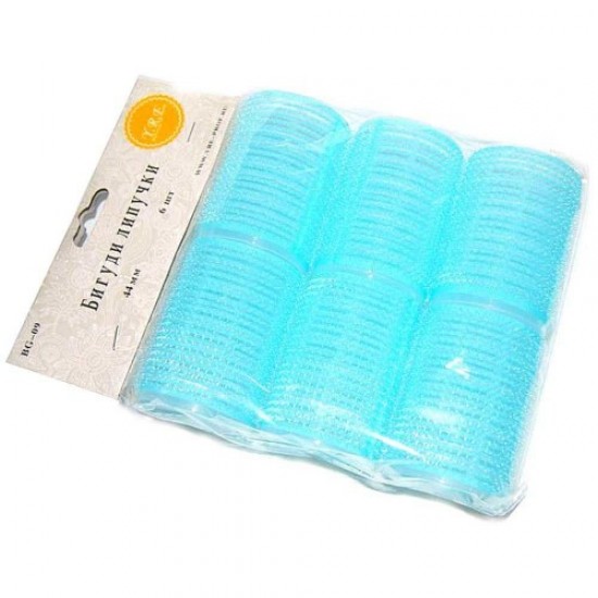 Velcro curlers 6pcs d 44, 58315, Hairdressers,  Health and beauty. All for beauty salons,All for hairdressers ,Hairdressers, buy with worldwide shipping