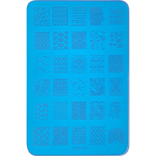 Stencil for stamping is 9.5*14.5 cm plastic XDE06 ,MAS035, 17818, Stencils for stamping,  Health and beauty. All for beauty salons,All for a manicure ,All for nails, buy with worldwide shipping