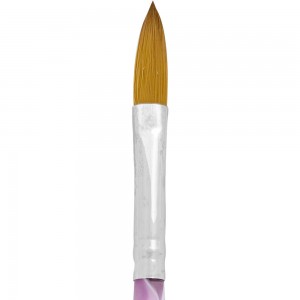  Brush for gel and acrylic with METAL handle №12 (3545)