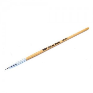  Paint brush 0# 9mm (wooden handle)