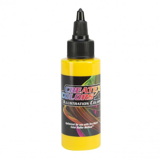 Createx Illustration Yellow (yellow) 5052-01, 30 ml-tagore_5052-01-TAGORE-Paints for airbrushing