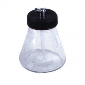 90 ml glass container for bottom feeding