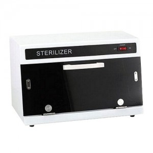 Sterilisator 209 UV schwarz, UV-Sterilisator, für den Einsatz in Schönheitssalons, Friseuren, Kosmetik- und Arztpraxen, Instrumentendesinfektion