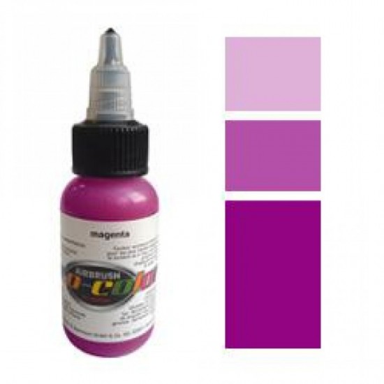 Pro-color 61008 magenta opaque (magenta), 125ml-tagore_61008-TAGORE-Peintures de couleur pro