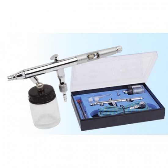 Airbrush set BD-182K, airbrush with cone nozzle 0.3/ 0.5/ 0.8 mm with bottom feed of paint-tagore_BD-182K-TAGORE-Airbrushes