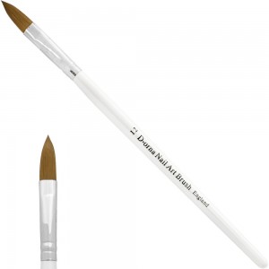  orna England gel and acrylic brush with white handle #12 (3534)