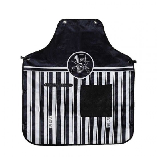 Striped Barber Apron with Pocket (fabric)-58179-China-Hairdressers