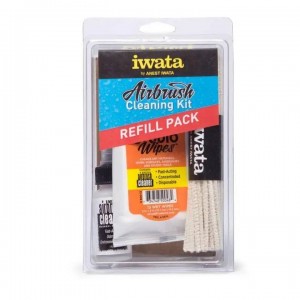 Kit de limpeza de aerógrafo Iwata Airbrush Cleaning Kit Refill Pack, CL 150