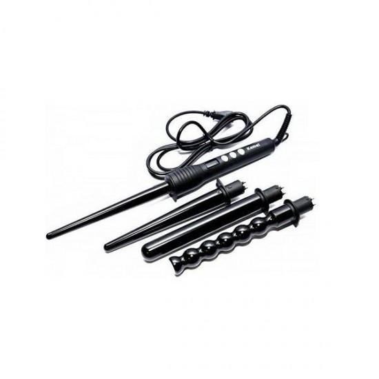 Curling iron KM 4083 4in1, luxurious curls, Hollywood styling, ceramic coating, digital display, fast heating, ergonomic, non-slip handle, 60603, Electrical equipment,  Health and beauty. All for beauty salons,All for a manicure ,Electrical equipment, buy
