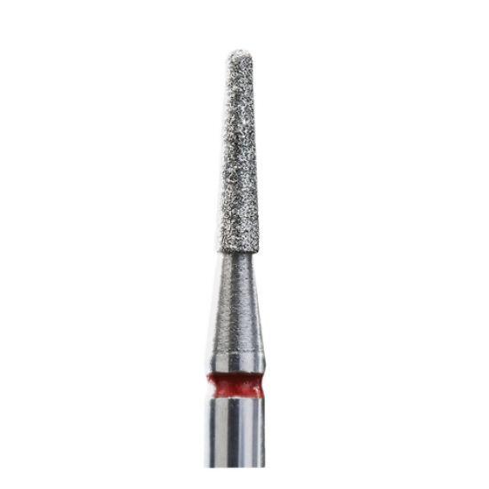 Diamond cutter Truncated cone red EXPERT FA70R018/8K-33215-Сталекс-Tips for manicure