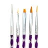 Set de brochas gel + puntos PURPLE SPRING-19110-Китай-Cepillos, limas, bufs