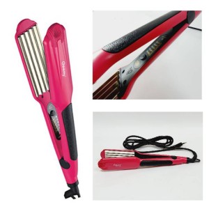 Corrugated iron GM-2977, styler, for all types of hair, ceramic plates, gentle hair care
