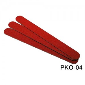  Red disposable nail file 18cm (10 pieces)