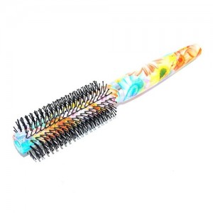  Massage comb round (flowers)