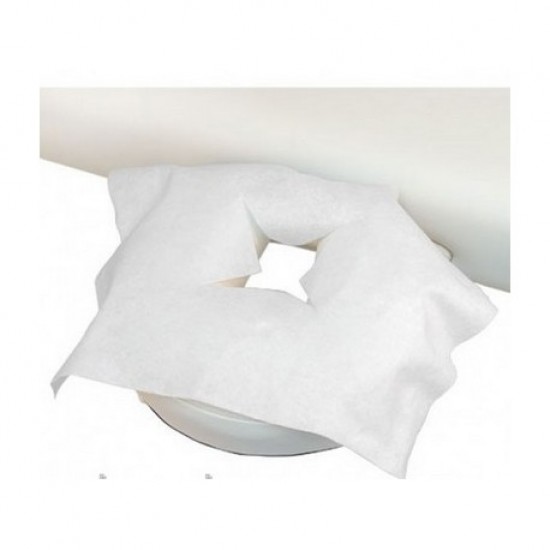 Massage table napkin with hole (Y) Polix PRO MED 40*35cm (50pcs / pack) from spanlace (4823098703198), 33643, TM Polix PRO&MED,  Health and beauty. All for beauty salons,All for a manicure ,Supplies, buy with worldwide shipping