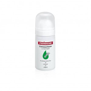 Crème-foam antischimmelmiddel met clotrimazol en ureum, 35 ml. Pedibaehr.