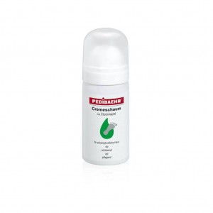 Crema-espuma antifúngica con clotrimazol y urea, 35 ml. Pedibaehr.