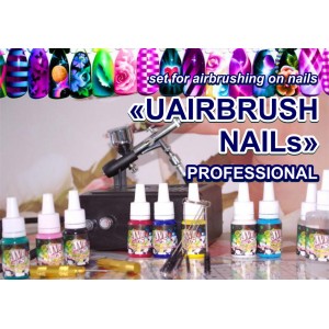 Kit UAIRBRUSH NAILs PROFESSIONAL