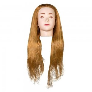 Modeling head 4-N-30B synthetic hair dark blond