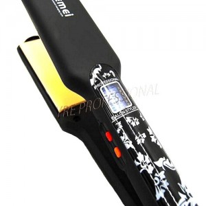 Iron KM 1806, styler, curling iron, hair straightener, for daily use, to create curls, waves, ergonomic design