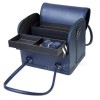 Skórzana walizka Master 2700-1B niebieska-61097-Trend-Walizki mistrzowskie, torebki do manicure, kosmetyczki