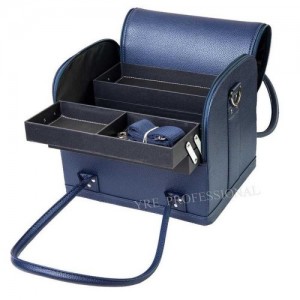 Master Koffer Leder 2700-1B blau