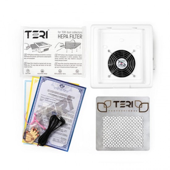 Colector de polvo de uñas portátil Teri 600 M con filtro HEPA-952734447-Teri-TERI campanas-aspiradoras para manicura #1