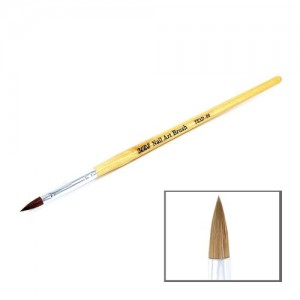 Acrylic brush №6 flat (wood)