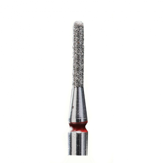 Diamond cutter Cylinder rounded red EXPERT FA30R014/8K-33103-Сталекс-Tips for manicure