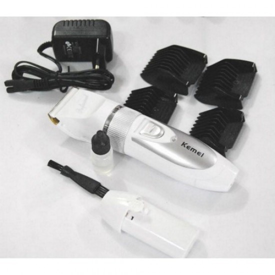 Kemei Km-6688 máquina de cortar cabelo bateria substituível lâminas de cerâmica 6688 KM-60791-GEMEI-Tudo para cabeleireiros