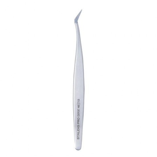 TE-40/13 professional tweezers for eyelashes EXPERT 40 TYPE 13 (L-shaped, 40), 33260, Tools Staleks,  Health and beauty. All for beauty salons,All for a manicure ,Tools for manicure, buy with worldwide shipping