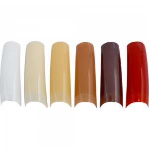  Price for 12 sachets. Sheet with GENTLE false nails Knail №8188Red ,