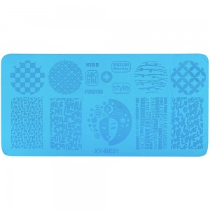  Metal stencil for stamping 6*12 cm XY-BE01 ,MAS025