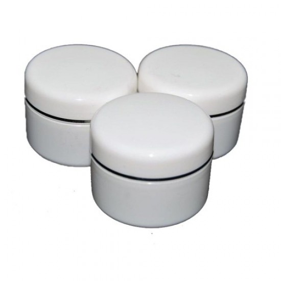 White jar 400g, 57511, Containers, shelves, stands,  Health and beauty. All for beauty salons,Furniture ,Stands and organizers, buy with worldwide shipping