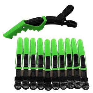  Pince à cheveux en plastique crocodile 10pcs