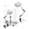 Lámpara de mesa en una abrazadera, con un clip, con un soporte, en una mesa, un estante, para manicura, para leer, en la oficina, en el salón carsota, blanco-6778-Китай-Equipo eléctrico