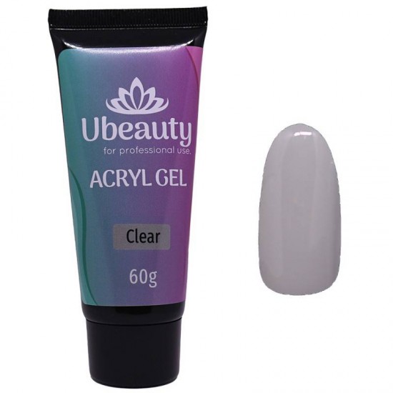 Acrylgel UBEAUTY, Transparent, Tube 60 ml-1844-Ubeauty-Tout pour la manucure