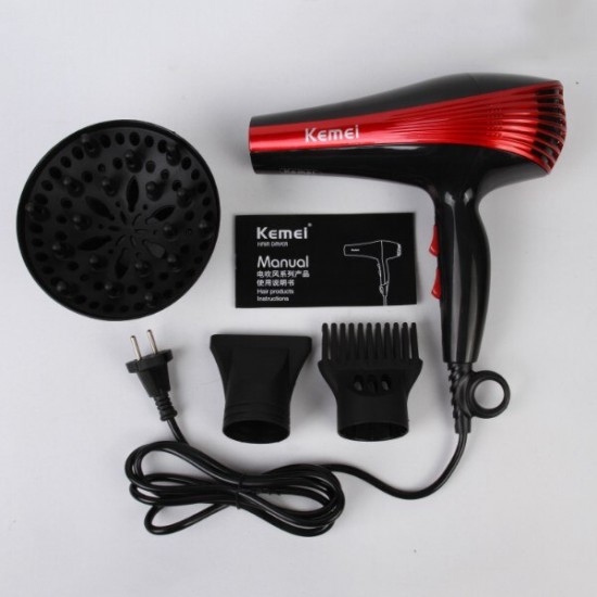 Hair dryer with high power 899 KM 4in1 1800W, hair dryer, styling, Kemei KM-899, high-quality plastic, with diffuser included, 60899, Electrical equipment,  Health and beauty. All for beauty salons,All for a manicure ,Electrical equipment, buy with worldw