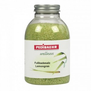 Bath salt with lemongrass extract 575 g. (Fussbadesalz Lemongras)