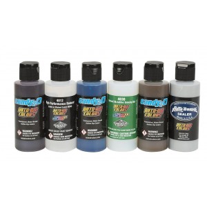 Conjunto Candy Paint Createx Candy2o Hobby 4682-01, 60 ml