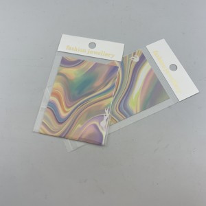  REDUCTION! Holographic stickers 8*6 cm SAND FLAME (Part unglued), MAS015