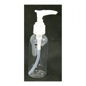  Plastic transparent bottle with dispenser 80ml