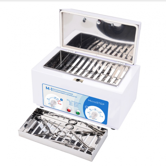 Dry-burning cabinet Microstop M1, sterilization of medical instruments, disinfection of instruments, sterilizer of manicure instruments, in the beauty salon, 3115, Sterilizers,  Health and beauty. All for beauty salons,All for a manicure ,Electrical equip