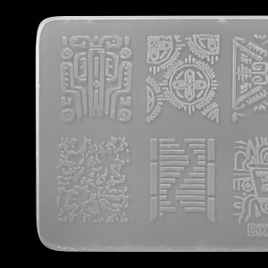  Stencil for stamping 6*12 cm plastic DXE11 ,MAS045