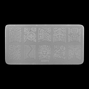  Stencil for stamping 6*12 cm plastic DXE11 ,MAS045