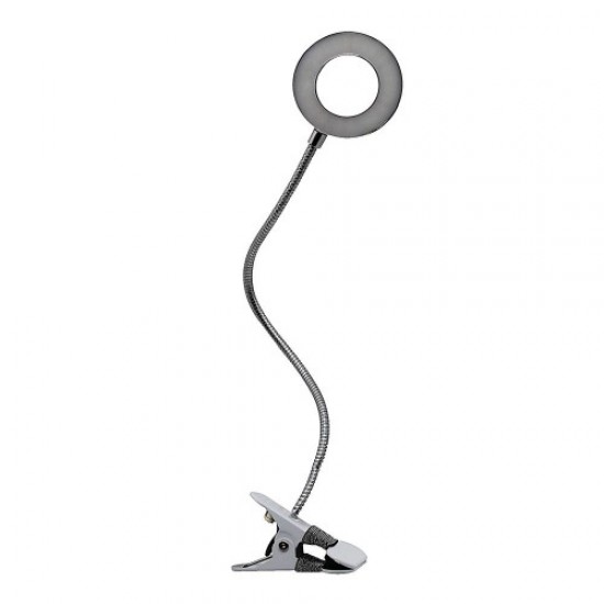 LED-ringlamp op een wasknijper vanaf de USB-poort van elk apparaat 2 verlichtingsmodi, voor visagisten, nagelservice, schoonheidsspecialisten-60890-Поставщик-Meubilair
